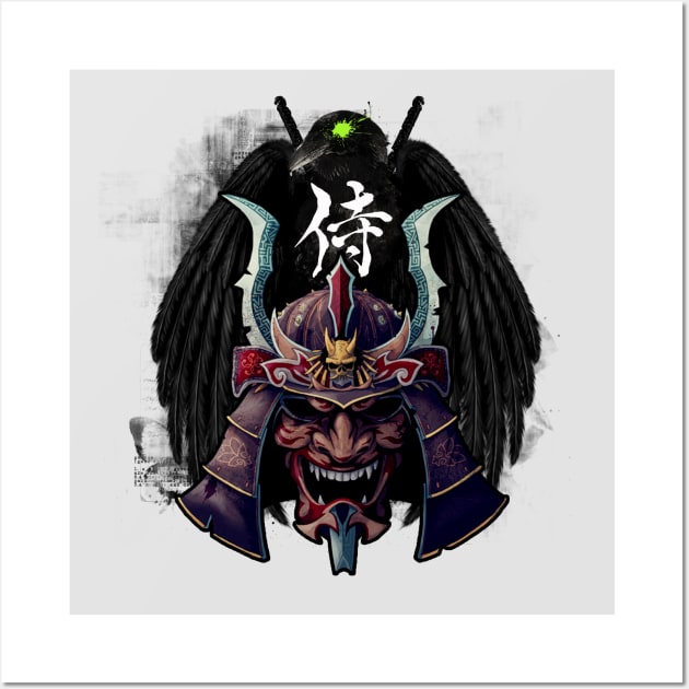 Raven Ronin Wall Art by Karasu Projects